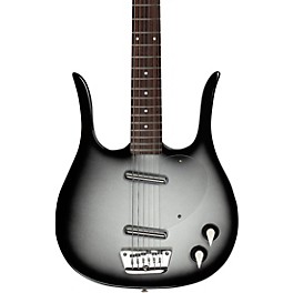 Danelectro Longhorn Baritone Electric Guitar Black Burst Danelectro Longhorn Baritone Electric Guitar Black Burst