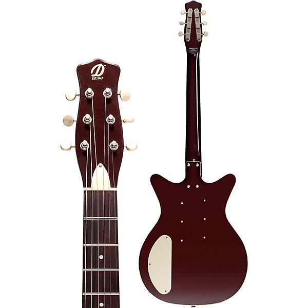 Danelectro 59 Triple Divine Electric Guitar Dark Burgundy