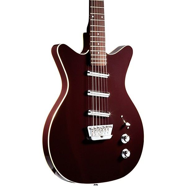 Danelectro 59 Triple Divine Electric Guitar Dark Burgundy