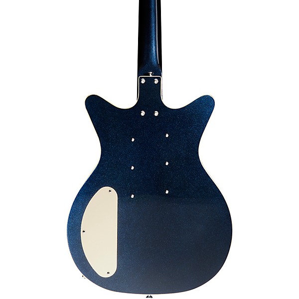 Danelectro 59 Triple Divine Electric Guitar Blue Metallic