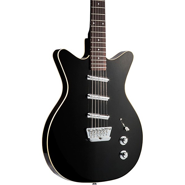 Danelectro 59 Triple Divine Electric Guitar Black