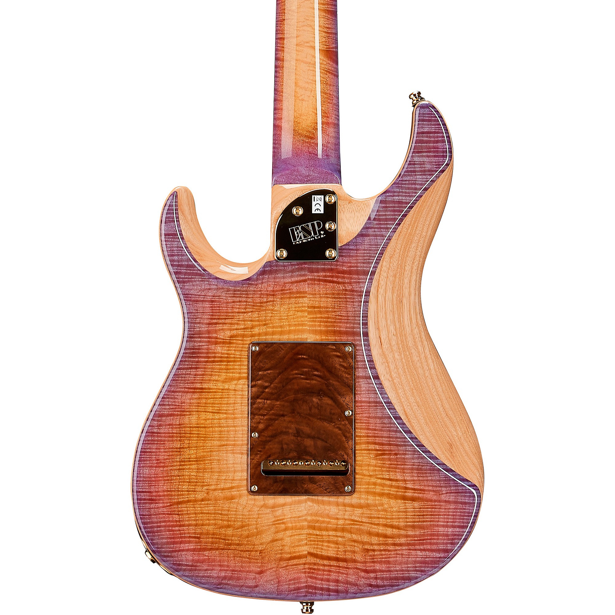 Platinum ESP Snapper CTM-7 Electric Guitar Purple Yellow
