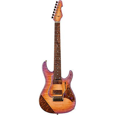 Esp Snapper Ctm-7 Electric Guitar Purple Yellow Sunburst for sale