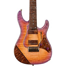 ESP Snapper CTM-7 Electric Guitar Purple Yellow Sunburst