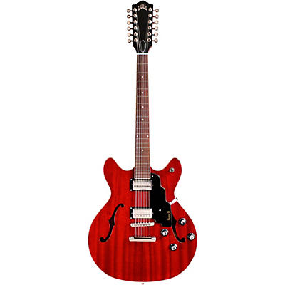 Guild Starfire I-12 12-String Semi-Hollow Electric Guitar Cherry Red for sale