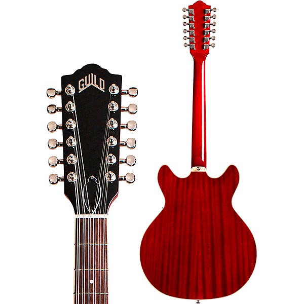 Guild Starfire I-12 12-String Semi-Hollow Electric Guitar Cherry Red