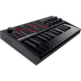 Akai Professional MPC ONE+ Standalone Production Center With MPK mini mk3 and Headphones Black on Black