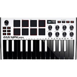 Akai Professional MPC ONE+ Standalone Production Center With MPK mini mk3 and Headphones White