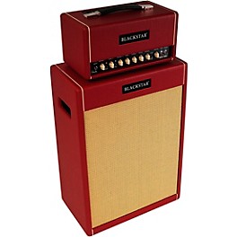 Open Box Blackstar St. James Toby Lee 50 6L6 50W Tube Guitar Head and 2x12 Guitar Cabinet Level 1 Red