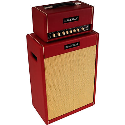 Blackstar St. James Toby Lee 50 6L6 50W Tube Guitar Head And 2X12 Guitar Cabinet Red for sale