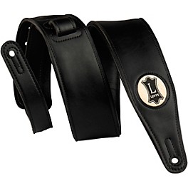 Levy's 2.5" Black Padded Vegan Leather Guitar Strap Tan Levy's 2.5" Black Padded Vegan Leather Guitar Strap Black