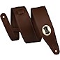 Levy's 2.5" Black Padded Vegan Leather Guitar Strap Brown thumbnail