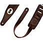 Levy's 2.5" Black Padded Vegan Leather Guitar Strap Brown