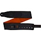 Levy's 2.5" Padded Garment Leather Guitar Strap Black 3 in. thumbnail