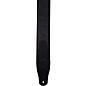 Levy's 2.5" Padded Garment Leather Guitar Strap Black 3 in.