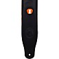 Levy's 2.5" Padded Garment Leather Guitar Strap Black 3 in.