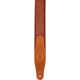 Levy's 2.5" Padded Garment Leather Guitar Strap Tan 2.5 in.