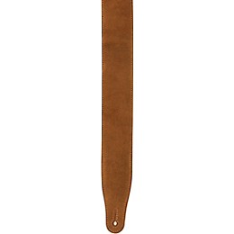 Levy's 2.5" Padded Garment Leather Guitar Strap Tan 2.5 in.