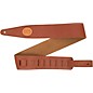 Levy's 2.5" Padded Garment Leather Guitar Strap Tan 3 in. thumbnail