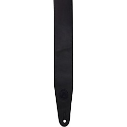 Levy's Garment Leather & Suede 2.5" Guitar Strap Black 3 in.