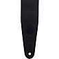 Levy's Garment Leather & Suede 2.5" Guitar Strap Black 3 in.