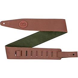 Levy's Garment Leather & Suede 2.5" Guitar Strap Brown 2.5 in.