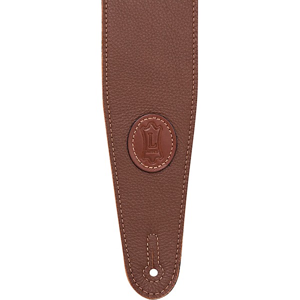 Levy's Garment Leather & Suede 2.5" Guitar Strap Brown 3 in.
