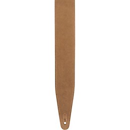 Levy's Garment Leather & Suede 2.5" Guitar Strap Tan 2.5 in.