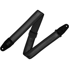 Levy's 2" Cotton Guitar Strap Black/Black Levy's 2" Cotton Guitar Strap Black/Black