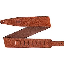 Levy's 2.5" Florentine Leather Guitar Strap Brown Levy's 2.5" Florentine Leather Guitar Strap Brown