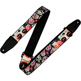 Levy's 2" Polyester Calaca Guitar Strap Eyes Levy's 2" Polyester Calaca Guitar Strap Eyes