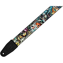 Levy's 2" Tattoo Series Polyester Guitar Strap New School