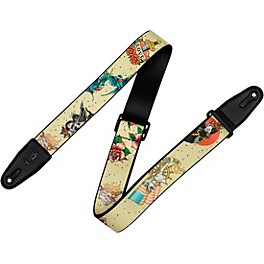 Levy's 2" Tattoo Series Polyester Guitar Strap New School Levy's 2" Tattoo Series Polyester Guitar Strap Old School