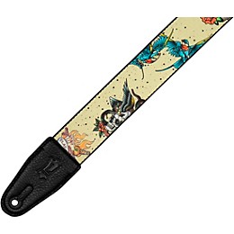 Levy's 2" Tattoo Series Polyester Guitar Strap Old School