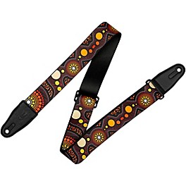 Levy's 2" Down Under Series Polyester Guitar Strap Sunset Levy's 2" Down Under Series Polyester Guitar Strap Sunset