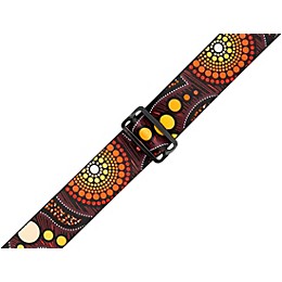 Levy's 2" Down Under Series Polyester Guitar Strap Sunset