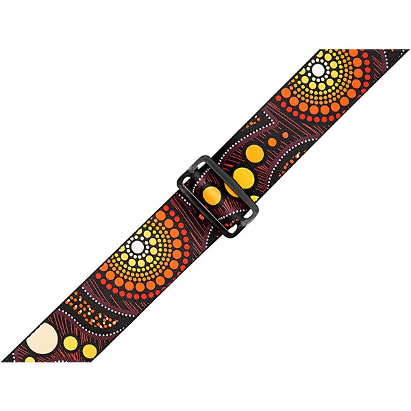 Levy's 2" Down Under Series Polyester Guitar Strap Sunset