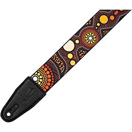 Levy's 2" Down Under Series Polyester Guitar Strap Sunset