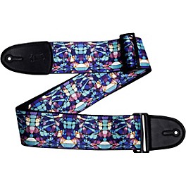 Levy's 3" Stained Glass Polypropylene Guitar Strap Pink Levy's 3" Stained Glass Polypropylene Guitar Strap Blue Mirage