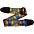 Levy's 3" Stained Glass Polypropylene Guitar Strap Kale... Levy's 3" Stained Glass Polypropylene Guitar Strap Orange and Blue