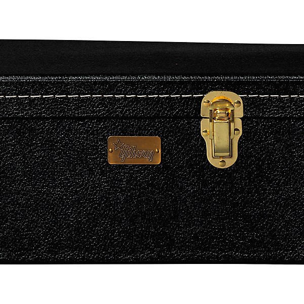 Open Box Gibson Lifton Historic Black/Goldenrod Hardshell Case, Dreadnought Level 1