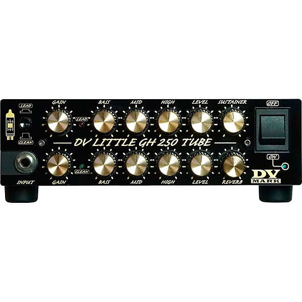 DV Mark DV Little GH 250 Tube 250W Guitar Amp Head Black