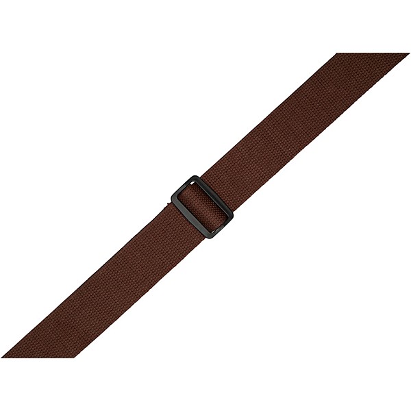 Levy's 2" Cotton Guitar Strap With Pick Holder Brown