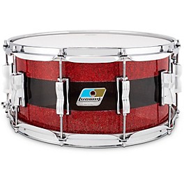 Ludwig Vistalite 50th Anniversary ... Ludwig Vistalite 50th Anniversary Snare Drum 14 x 6.5 in. Red Sparkle/Smoke/Red Sparkle