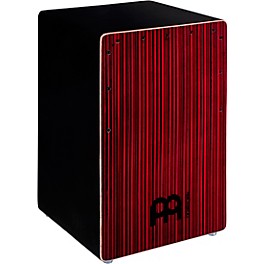 MEINL Jumbo Backbeat Bass Cajon Crimson Stripe MEINL Jumbo Backbeat Bass Cajon Crimson Stripe