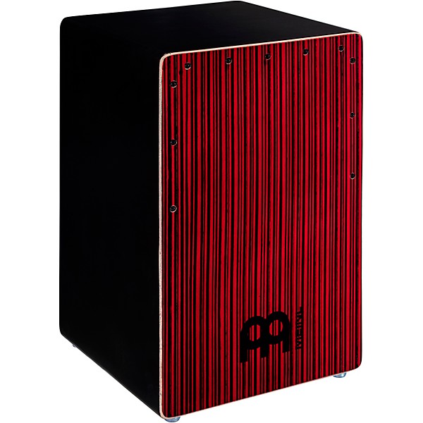 MEINL Jumbo Backbeat Bass Cajon Crimson Stripe