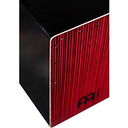 MEINL Jumbo Backbeat Bass Cajon Crimson Stripe