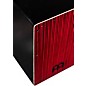 MEINL Jumbo Backbeat Bass Cajon Crimson Stripe