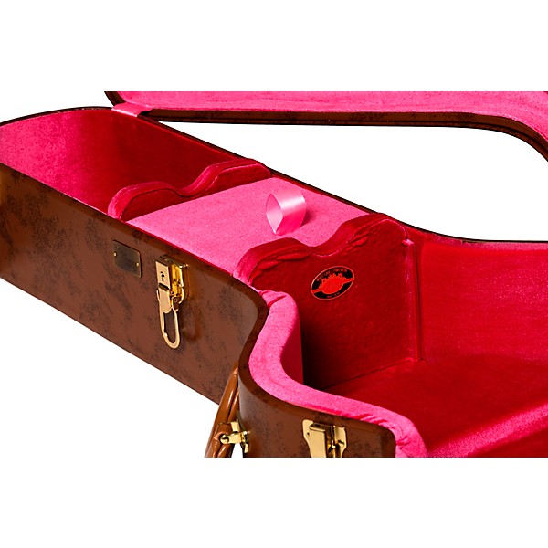 Gibson Lifton Historic Brown/Pink Hardshell Case, SJ-200