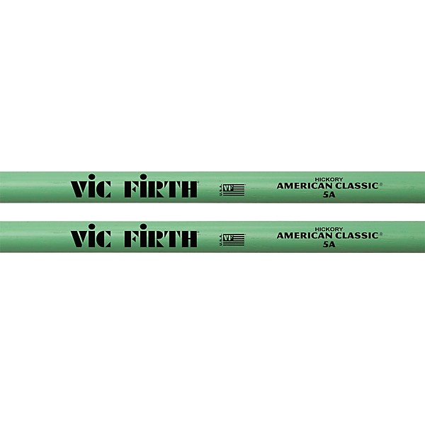 Vic Firth American Classic Seafoam Green Drum Sticks 5A Wood